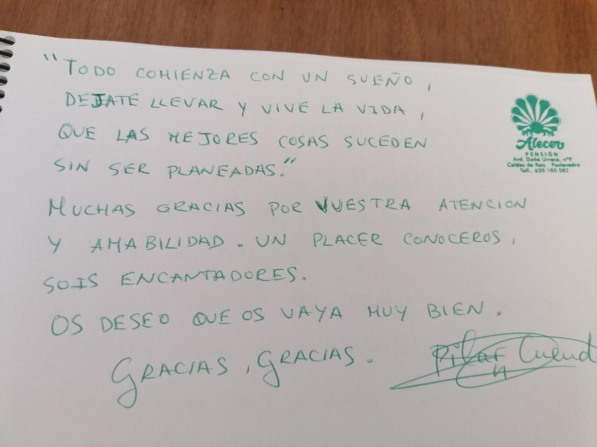 Pensión Alecer Caldas De Reis Exterior foto